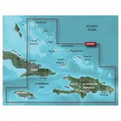 GARMIN Electronic Charts HUS029R Southern Bahamas BlueChart G3 MicroSD/SD Card