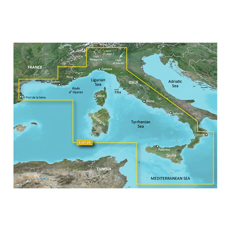 GARMIN Electronic Charts HXEU012 Italy West Coast BlueChart G3 MicroSD/SD Card 1 GARMIN Electronic Charts HXEU012 Italy West Coast BlueChart G3 MicroSD/SD Card