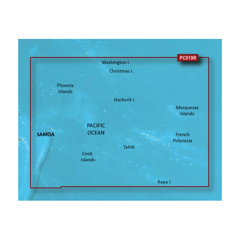 GARMIN Electronic Charts HPC019R Polynesia BlueChart G3 MicroSD/SD Card 1 GARMIN Electronic Charts HPC019R Polynesia BlueChart G3 MicroSD/SD Card