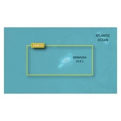 GARMIN Electronic Charts HXUS40 Bermuda BlueChart G3 MicroSD/SD Card