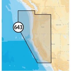 NAVIONICS Electronic Charts CF/643P+ California And Oregon Platinum+ Charts CF Card