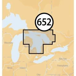NAVIONICS Electronic Charts MSD/652P+ Lake Huron Platinum+ Charts MicroSD Card