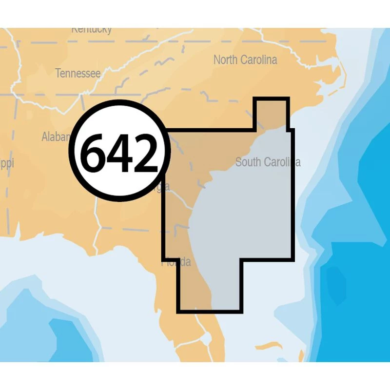 NAVIONICS Electronic Charts MSD/642P+ South Carolina To North Florida Platinum+ Charts MicroSD Card 1 NAVIONICS Electronic Charts MSD/642P+ South Carolina To North Florida Platinum+ Charts MicroSD Card