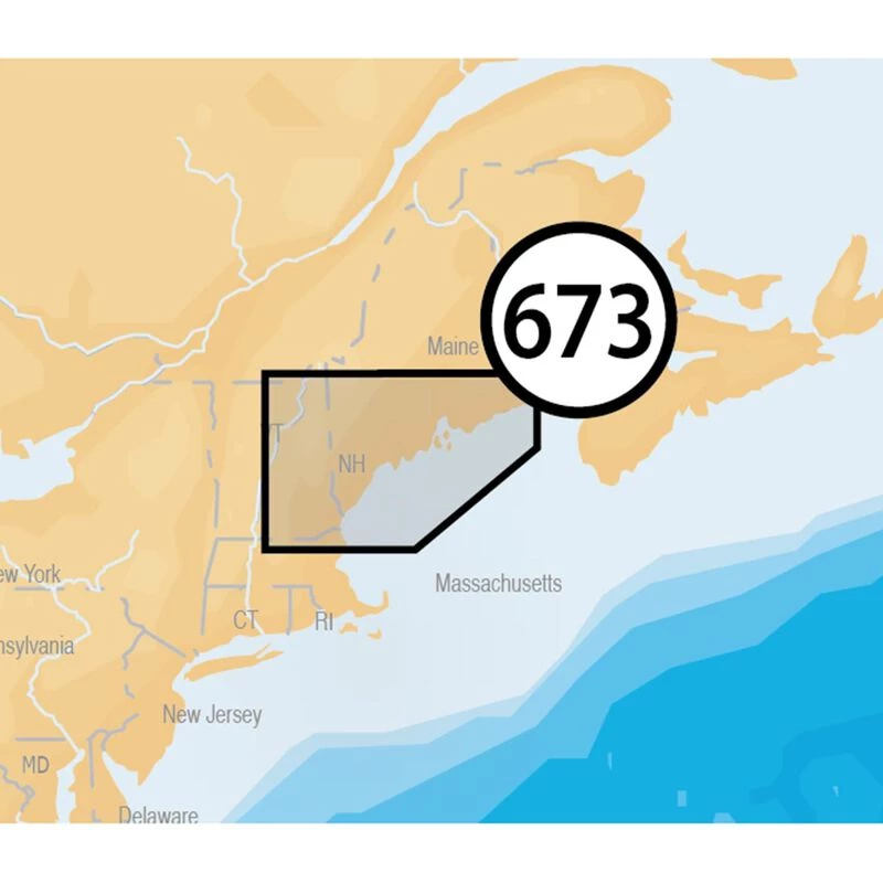 NAVIONICS Electronic Charts MSD/673P+ Maine Platinum+ Charts MicroSD Card 1 NAVIONICS Electronic Charts MSD/673P+ Maine Platinum+ Charts MicroSD Card