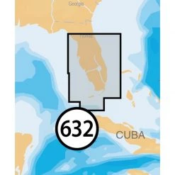 NAVIONICS Electronic Charts MSD/632P+ Central And South Florida Platinum+ Charts MicroSD Card