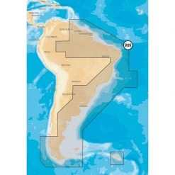 NAVIONICS Electronic Charts MSD/909P-2 South America East Platinum+ Charts MicroSD Card