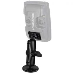 RAM MOUNTS Fishfinder Display Mounts RAM-B-101-LO11 Marine Electronic Mount For Lowrance Elite-4 & Mark-4 Series Fishfinders