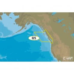 Electronic Charts NA-Y025 Canada West And Puget Sound C-MAP MAX-N+ Chart, Micro SD Card