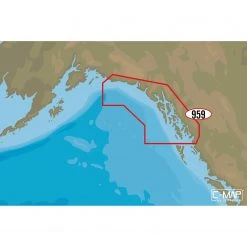 Electronic Charts NA-Y959 Dixon Entrance Cape St. Elias C-MAP MAX-N+ Chart C-Card