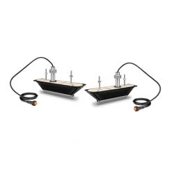 GARMIN Transducers GT30-THP Thru-Hull CHIRP ClearVu And SideVu Transducer Pair