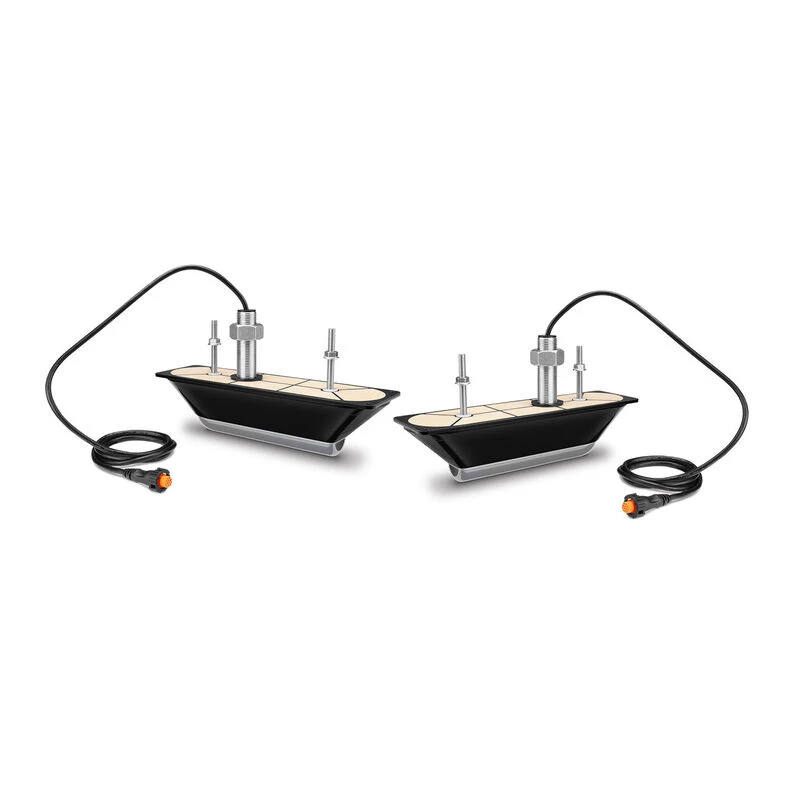 GARMIN Transducers GT30-THP Thru-Hull CHIRP ClearVu And SideVu Transducer Pair 1 GARMIN Transducers GT30-THP Thru-Hull CHIRP ClearVu And SideVu Transducer Pair
