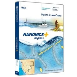 Electronic Charts MSD/NAV+WE Region West Navionics+ Charts MicroSD/SD Card