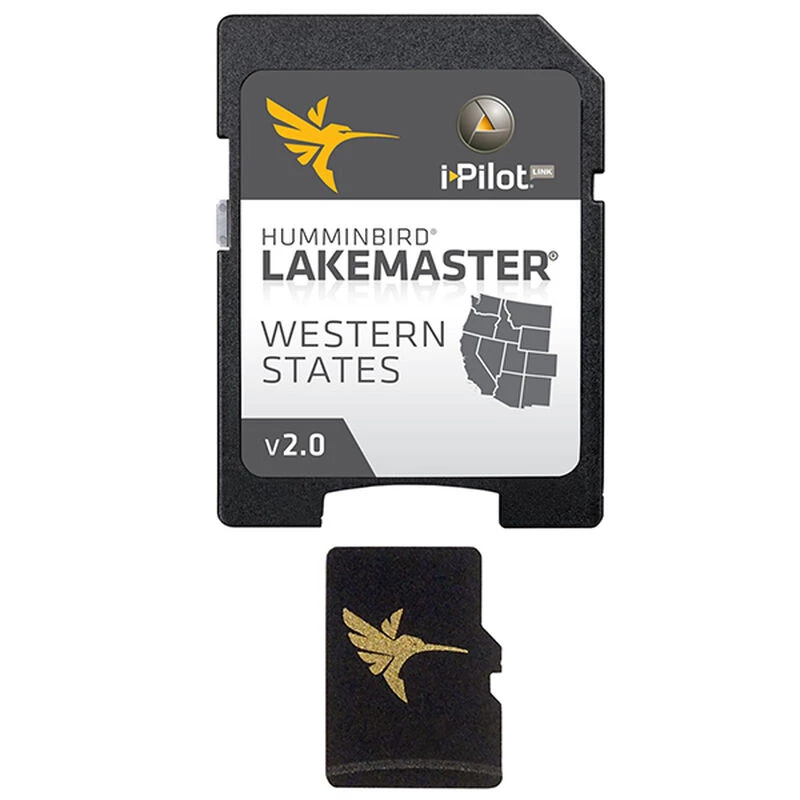 HUMMINBIRD Electronic Charts Lakemaster Western States Chart MicroSD Card, Version 2 2 HUMMINBIRD Electronic Charts Lakemaster Western States Chart MicroSD Card, Version 2 - Image 2