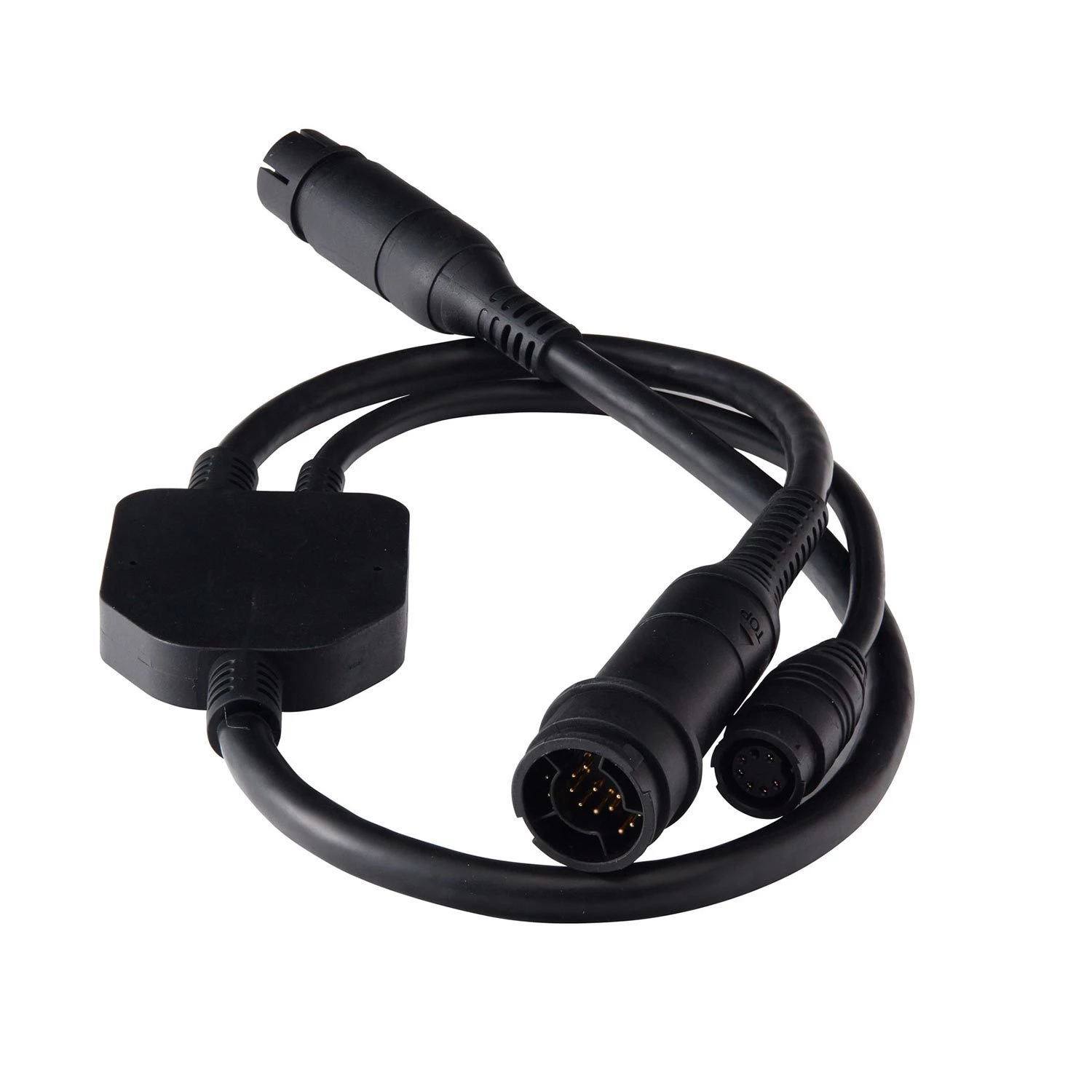RAYMARINE Fishfinder Cables & Adapters Adaptor Cable (25-Pin To 25-Pin And 7-Pin Y-Cable) For RealVision With 600W Airmar Transducers To AXIOM RV 1 RAYMARINE Fishfinder Cables & Adapters Adaptor Cable (25-Pin To 25-Pin And 7-Pin Y-Cable) For RealVision With 600W Airmar Transducers To AXIOM RV