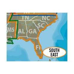 Electronic Charts South East U.S. C-MAP Lake Insight HD MicroSD/SD Card