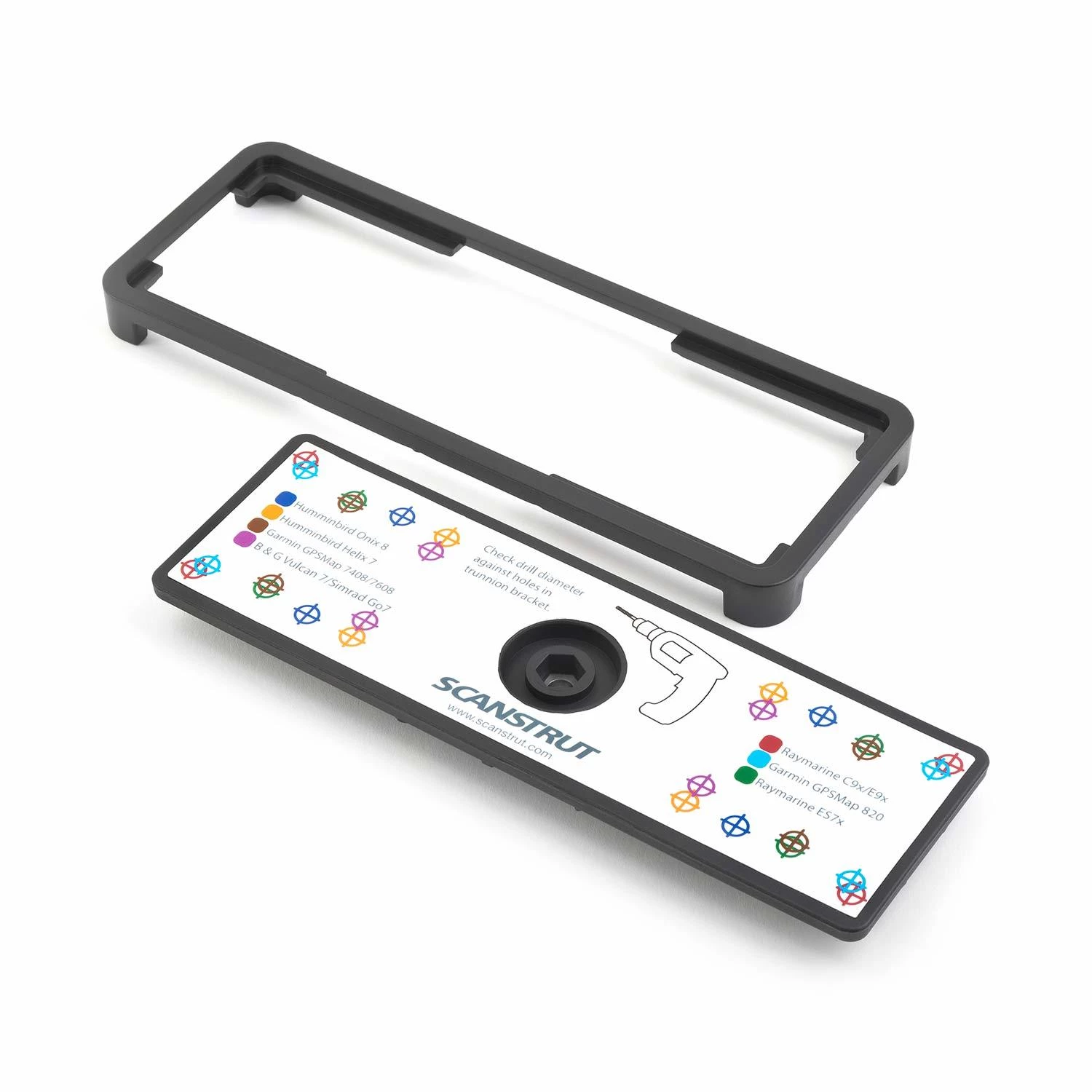 SCANSTRUT Fishfinder Mounts ROKK Universal Self-Drill Top Plate Mount 1 SCANSTRUT Fishfinder Mounts ROKK Universal Self-Drill Top Plate Mount