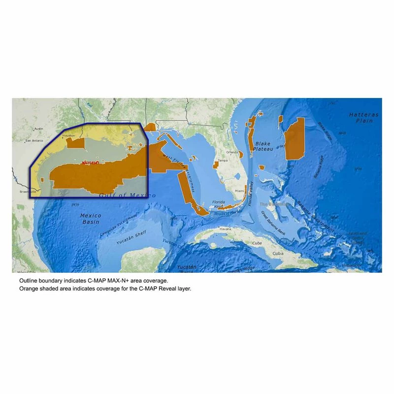 Electronic Charts C-MAP Reveal: New Orleans To Brownsville High-Definition Maps (SD Card) 1 Electronic Charts C-MAP Reveal: New Orleans To Brownsville High-Definition Maps (SD Card)