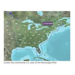 GARMIN Electronic Charts U.S. LakeVu G3 Ultra East Electronic Chart