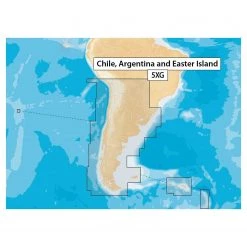 NAVIONICS Electronic Charts MSD/NAV+5XG Chile, Argentina, Easter Island