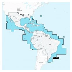 Electronic Charts Navionics+ SA004L Mexico, Caribbean To Brazil, Electronic Chart