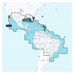Navigation Charts Navionics Platinum+ SA004L Mexico Carib To Brazil Electronic Chart