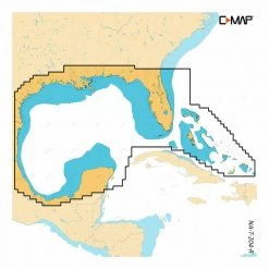C-MAP Electronic Charts REVEAL X, Gulf Of Mexico And Bahamas Electronic Chart