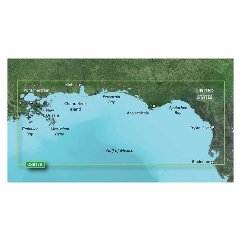 GARMIN Electronic Charts VUS012R Tampa To New Orleans BlueChart G3 Vision MicroSD/SD Card 1 GARMIN Electronic Charts VUS012R Tampa To New Orleans BlueChart G3 Vision MicroSD/SD Card
