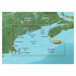 GARMIN Electronic Charts VUS510L St. John To Cape Cod BlueChart G3 Vision MicroSD/SD Card